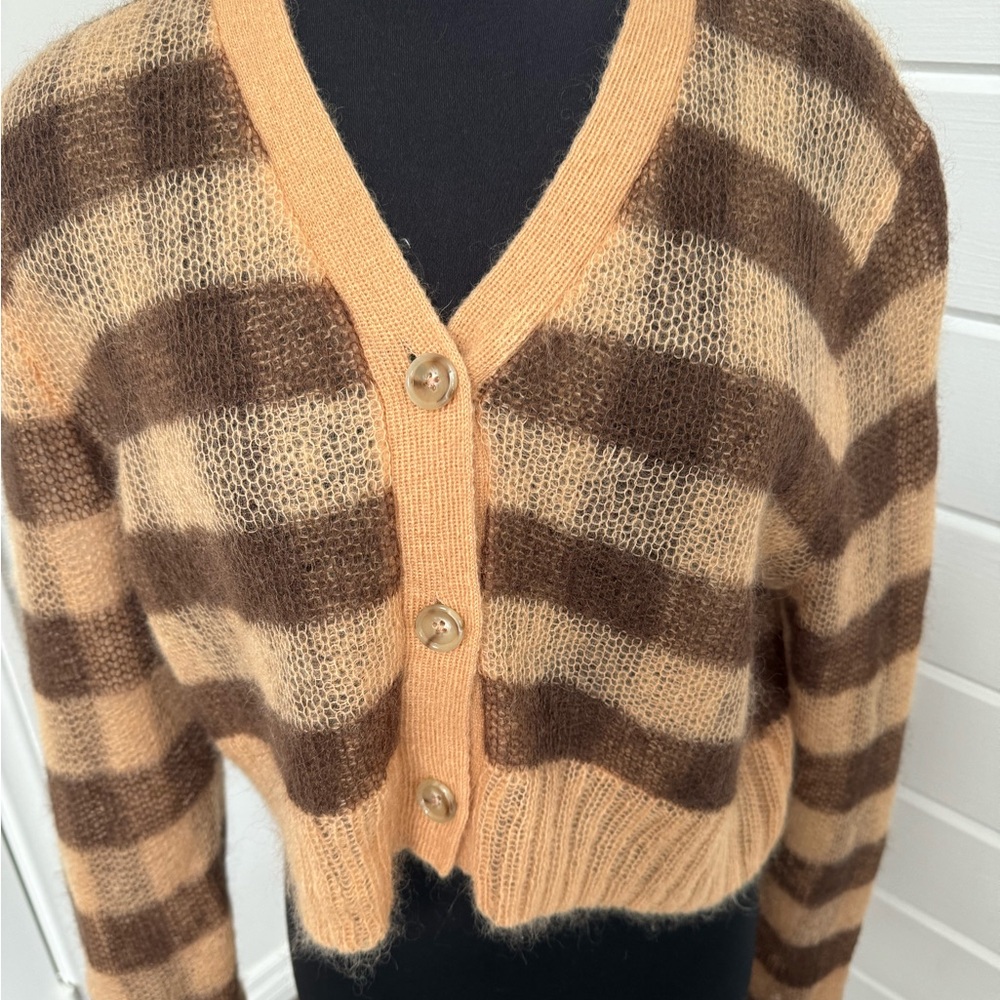 Acne Studio medium wool and cashmere cropped sweater